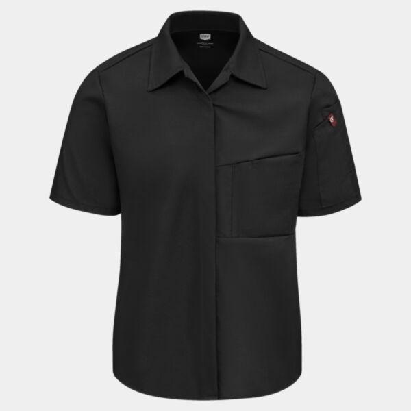 Women's Poplin Airflow Cook Shirt with OilBlok Thumbnail