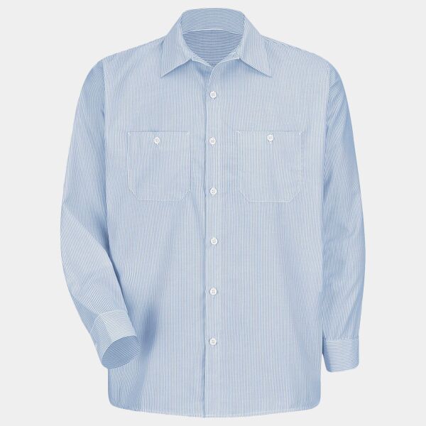 Men's Industrial Stripe Work Shirt Thumbnail