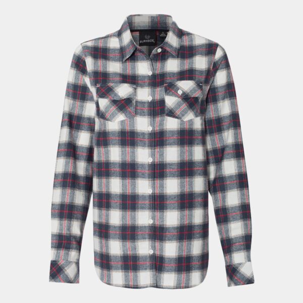 Women's Yarn-Dyed Flannel Shirt Thumbnail