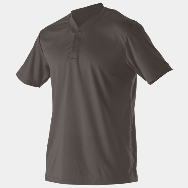 Youth Baseball Two Button Henley Jersey Thumbnail
